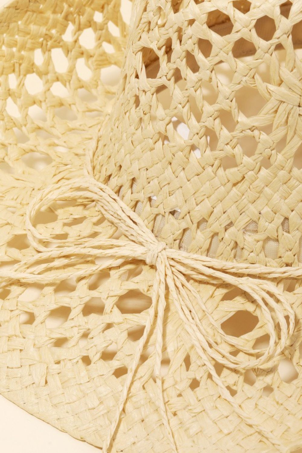 Cowboy Hat Straw Fame  Weave Rope Ribbon for the Beach or Gardening Walking Around in the Desert