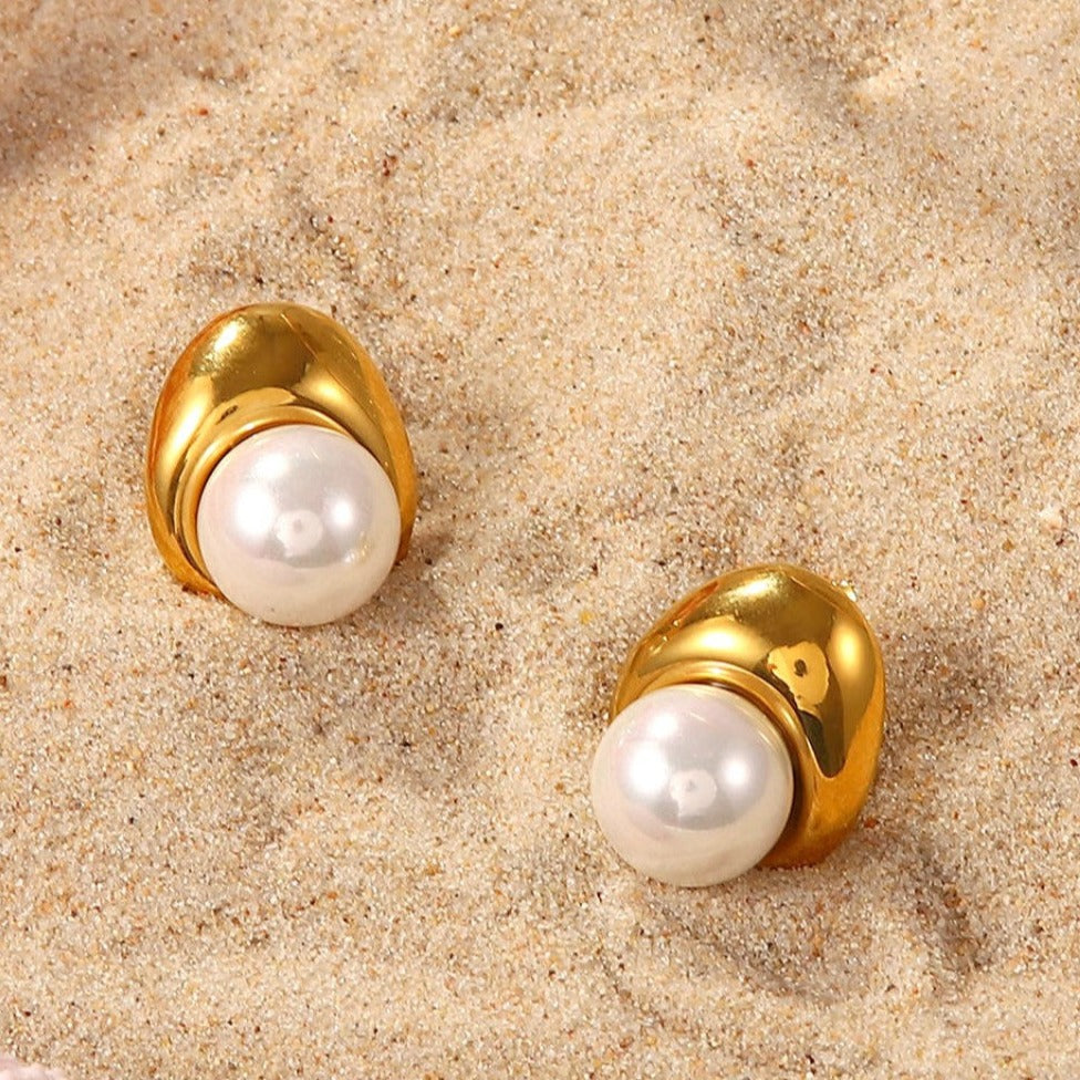 Lovelier Than Ever Pearl Stud Earrings