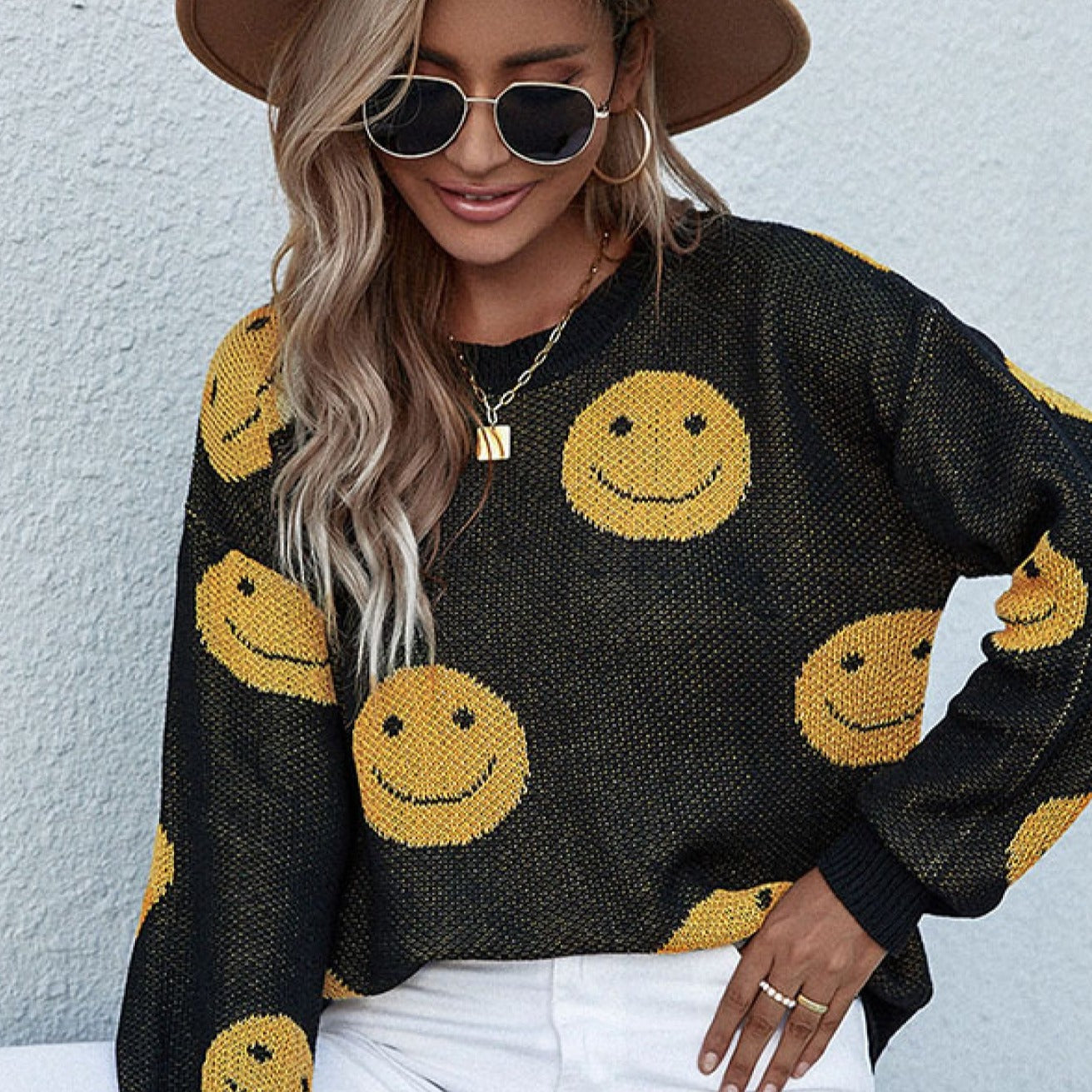 Smiley Face Sweater